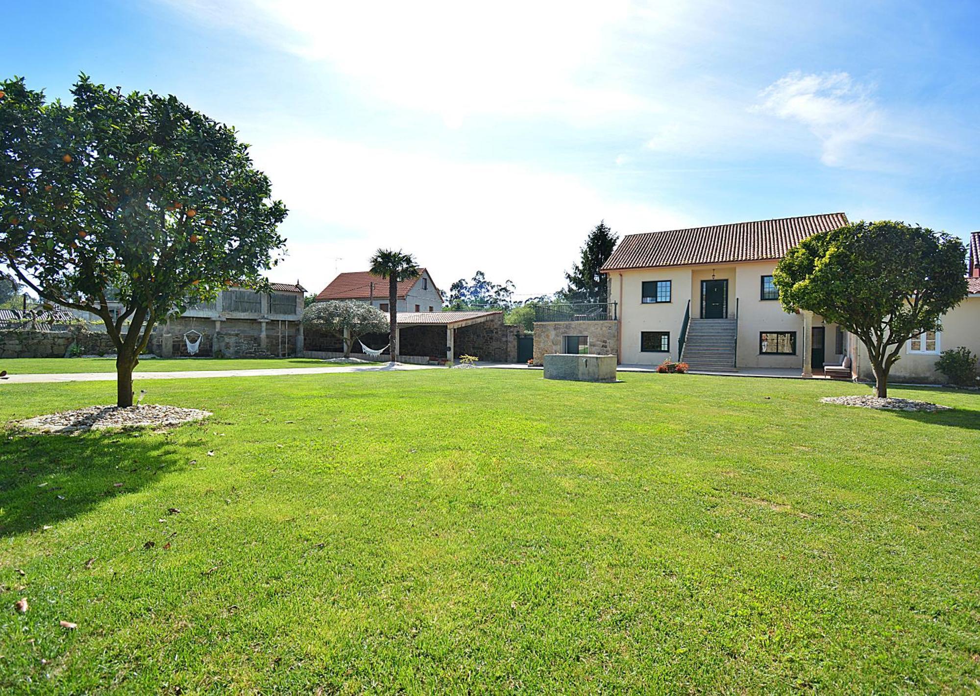 Villa Casa con enorme jardín en Cambados Exterior foto