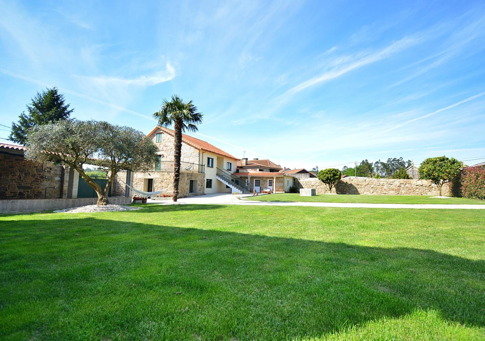 Villa Casa con enorme jardín en Cambados Exterior foto